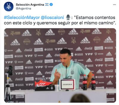 Lionel Scaloni valoró su ciclo en la Selección Argentina.