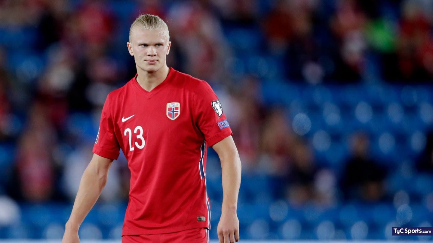 Erling Haaland estará ausente con Noruega