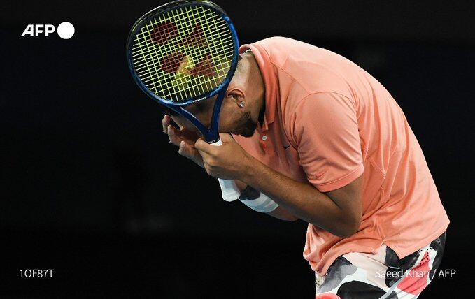 Nick Kyrgios se tomó una pausa en el tenis.