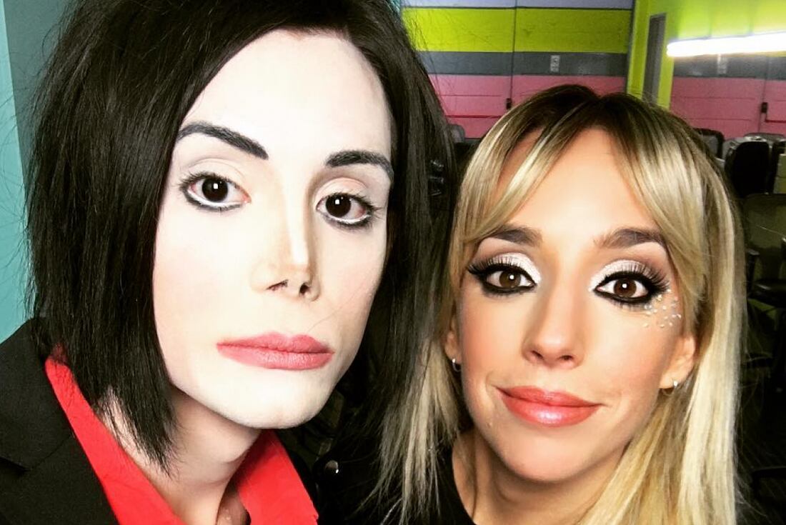 Felipe y Tamara mantienen una relación muy cercana. La hija mayor de Roberto Pettinato es uno de los principales sostenes del imitador de Michael Jackson. (Foto web).