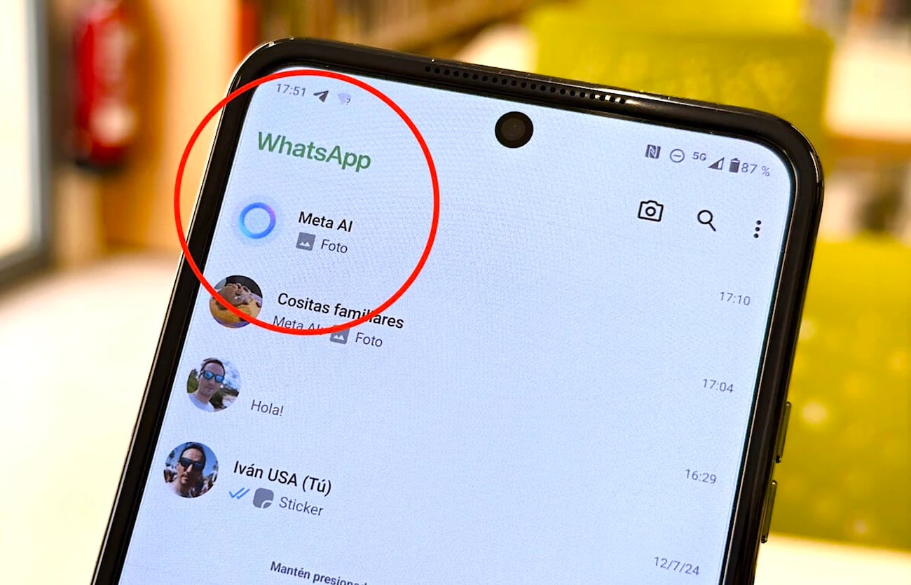 Meta AI comenzó a llegar a WhatsApp y a Messenger de Facebook