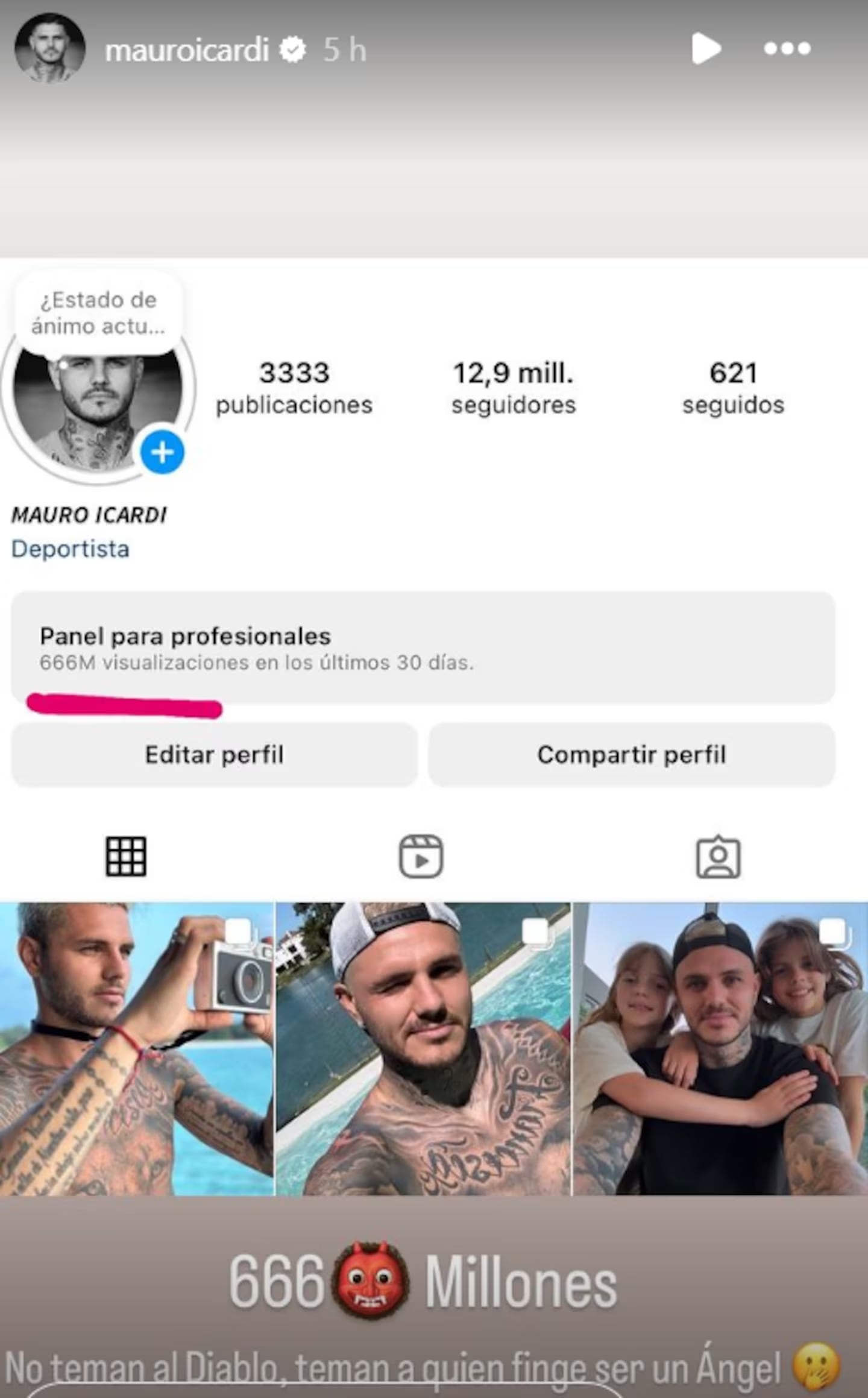 Cora Debarbieri agregó que Icardi debía abandonar la casa el 25 de noviembre, pero optó por quedarse. 