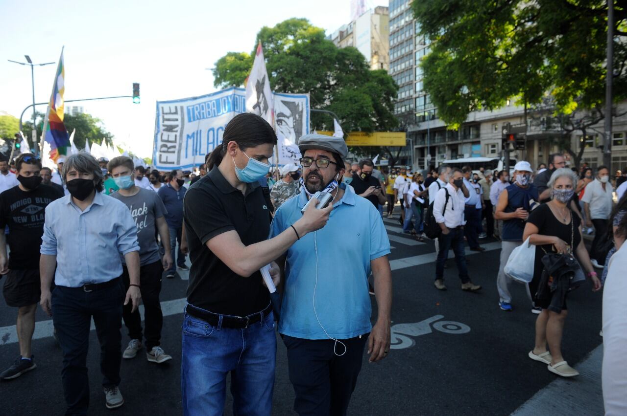 Agrupaciones k pidieron hoy que se indulte a los detenidos por causas de corrupción.