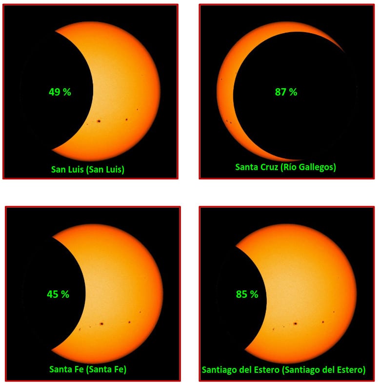 Cómo se verá el eclipse solar, por qué es “anular” y cuál es el mejor sitio y horario para verlo en Mendoza y Argentina. foto: Gentileza Claudio Mallamaci