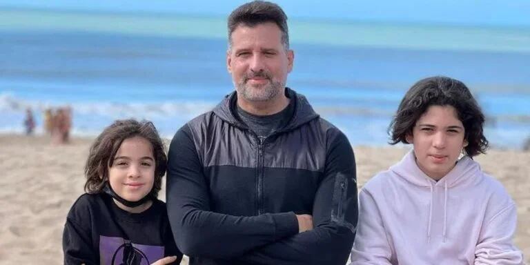 Franco, el mayor de los hijos de José María Listorti, es casi una copia de su padre.