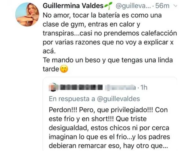 La ex de Tinelli defendió a su hija.