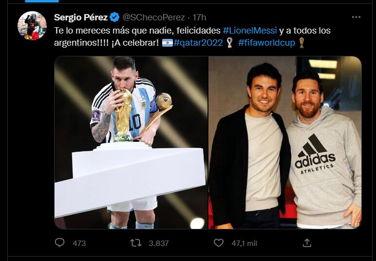 Figuras Internacionales celebraron el triunfo de Messi y la Scaloneta