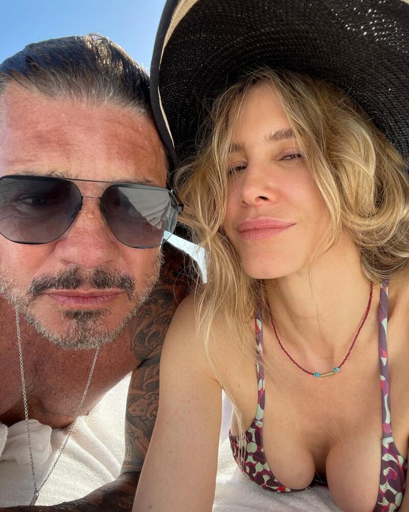 Marcelo Tinelli y Guillermina Valdés