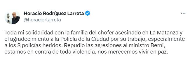 Las autoridades bonaerenses anunciaron que un sospechoso fue detenido e involucrado en el caso - Foto Twitter