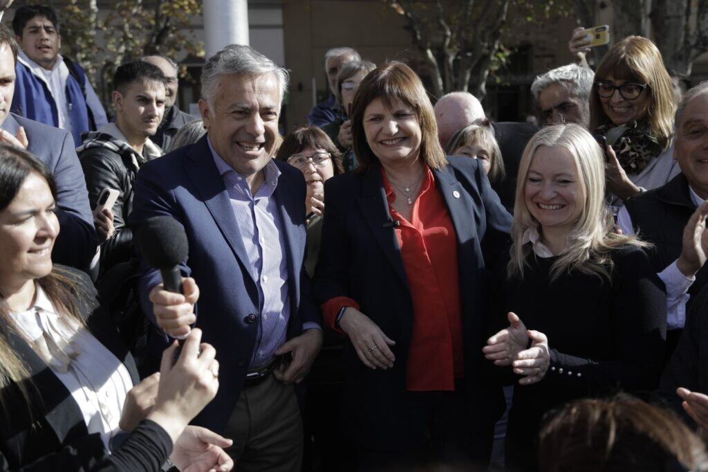 Alfredo Cornejo y Patricia Bullrich en San Rafael