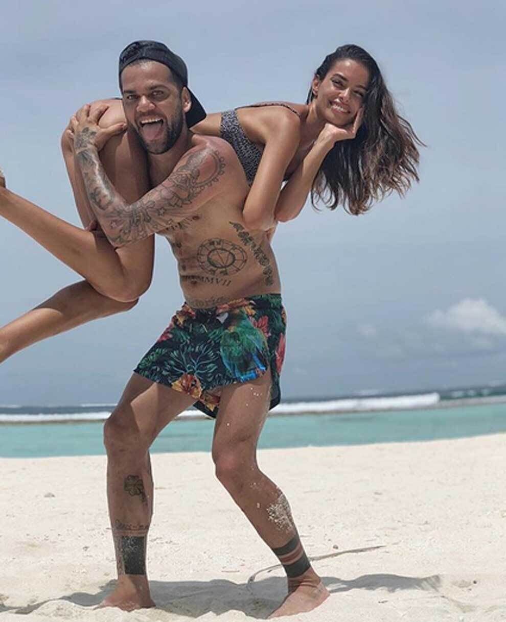 Joana Sanz y Dani Alves se casaron en 2017