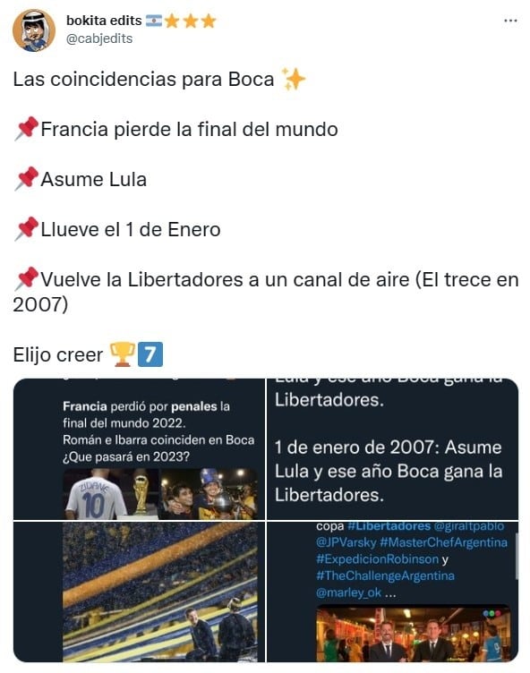 Las coincidencias que relacionan a Lula con Boca