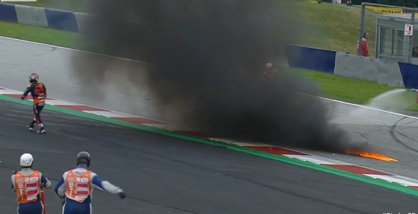 Incendio MotoGP Estiria