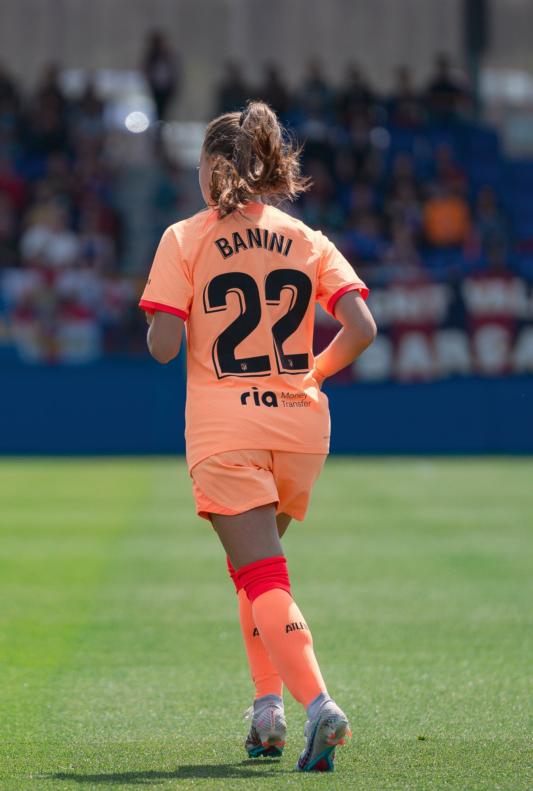 Estefanía Banini jugando en el Atlético de Madrid. Foto: Gentileza Leonardo Gerzon.