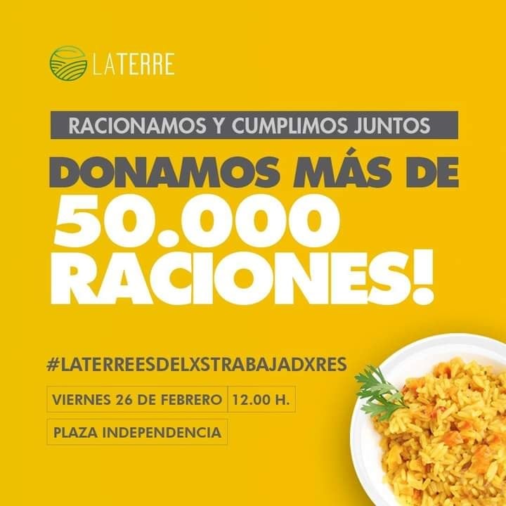 Este viernes será el acto de cierre de la campaña Racioná, impulsada por la Cooperativa La Terre.