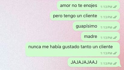 El curioso mensaje de WhatsApp que le mandó una joven a su novio