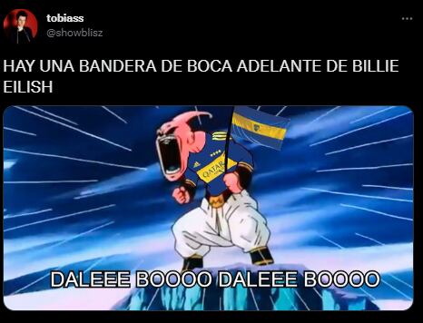 Las redes estallaron al ver la bandera de Boca