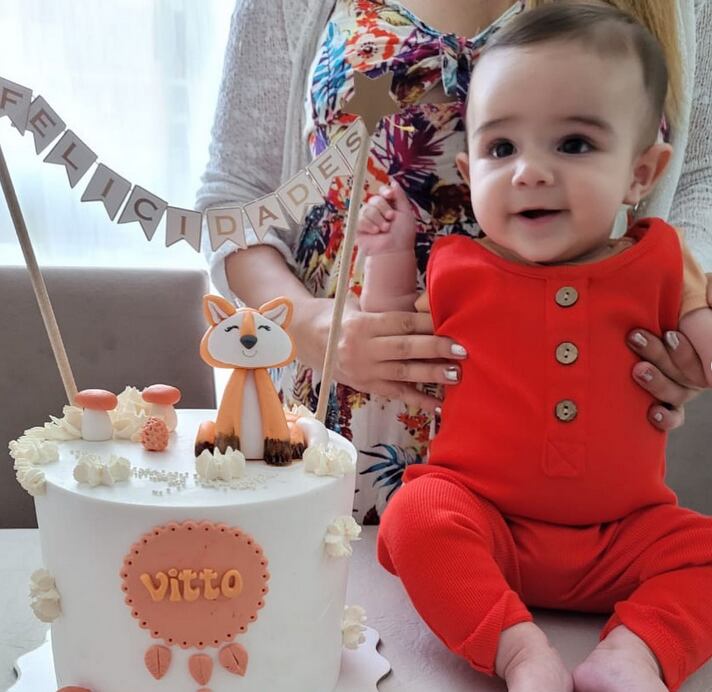 Los cinco meses del hijo de Belén Francese