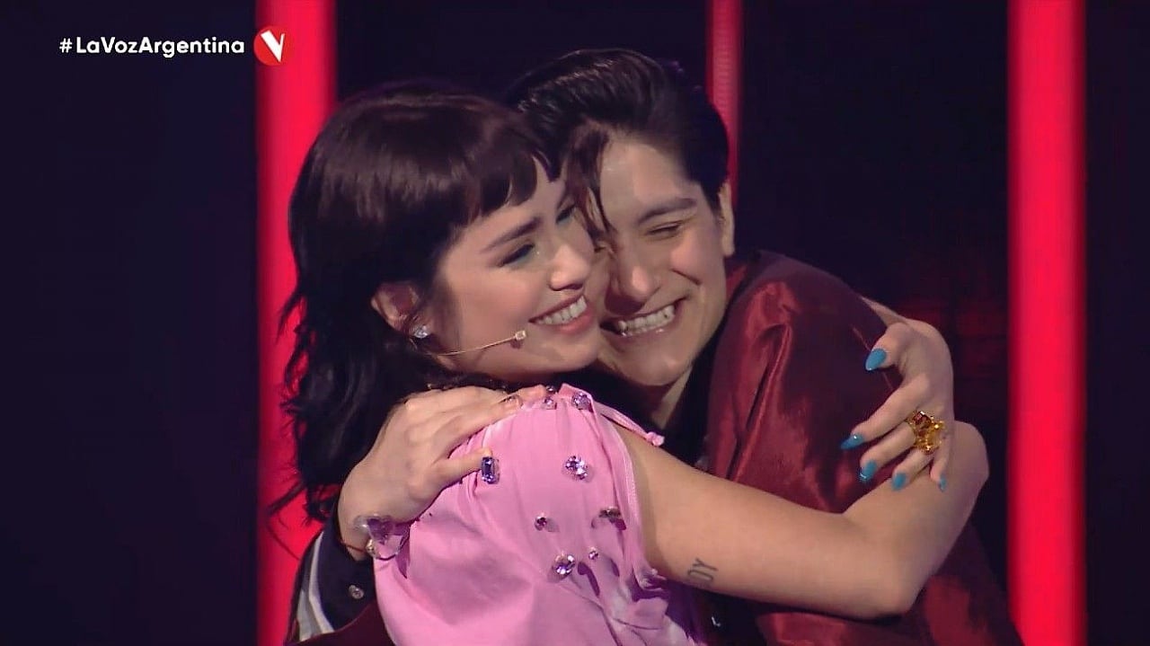 Lali Espósito se emocionó con Estef Figueroa, la participante no binaria de la Voz Argentina