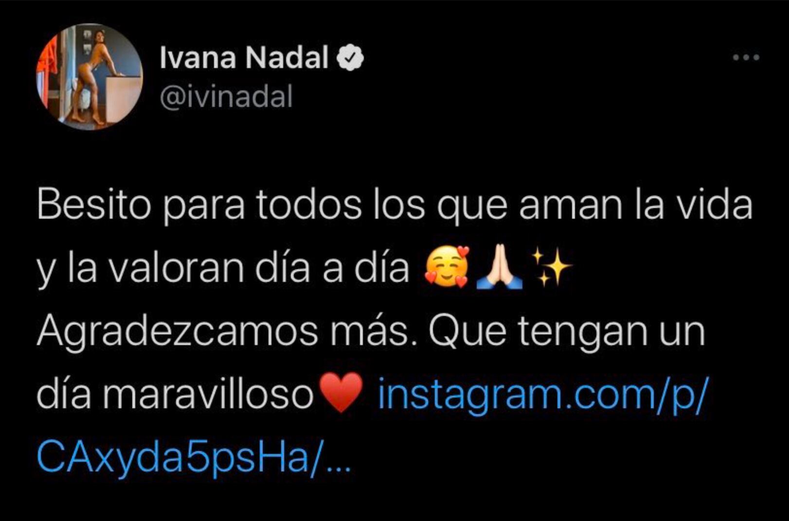 Ivana en su nueva versión.