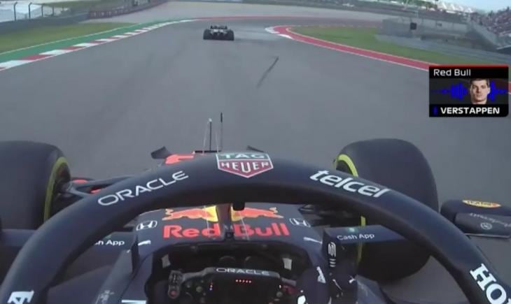 F1: Verstappen furioso con Hamilton en el inicio de la actividad en Austin