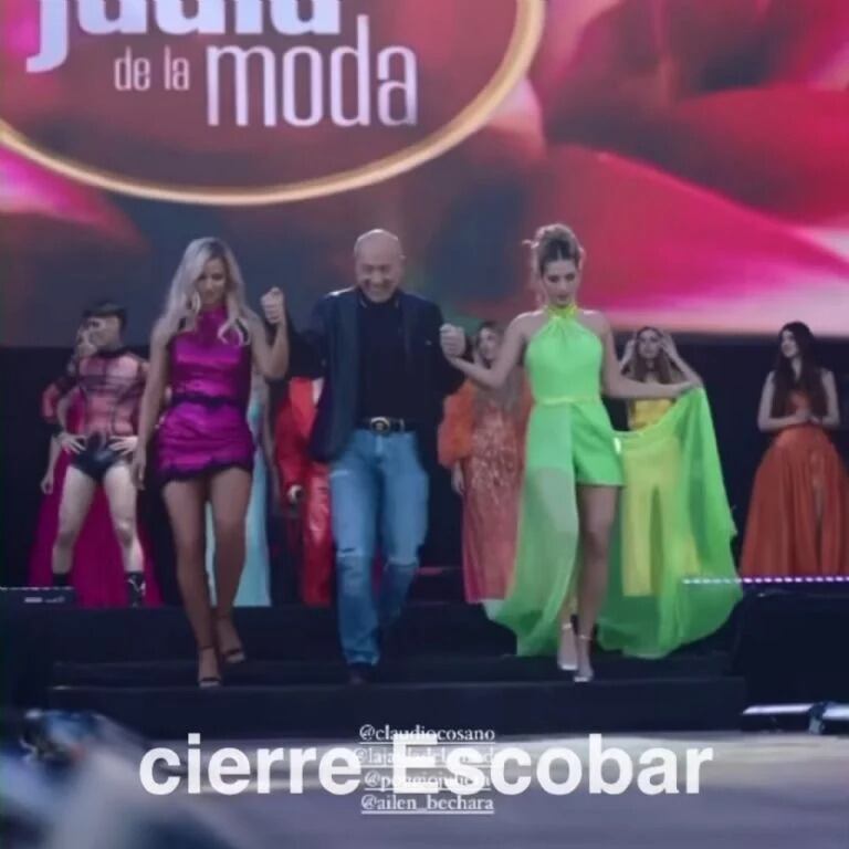 La ex Gran Hermano estuvo en el desfile de La Jaula de la Moda.