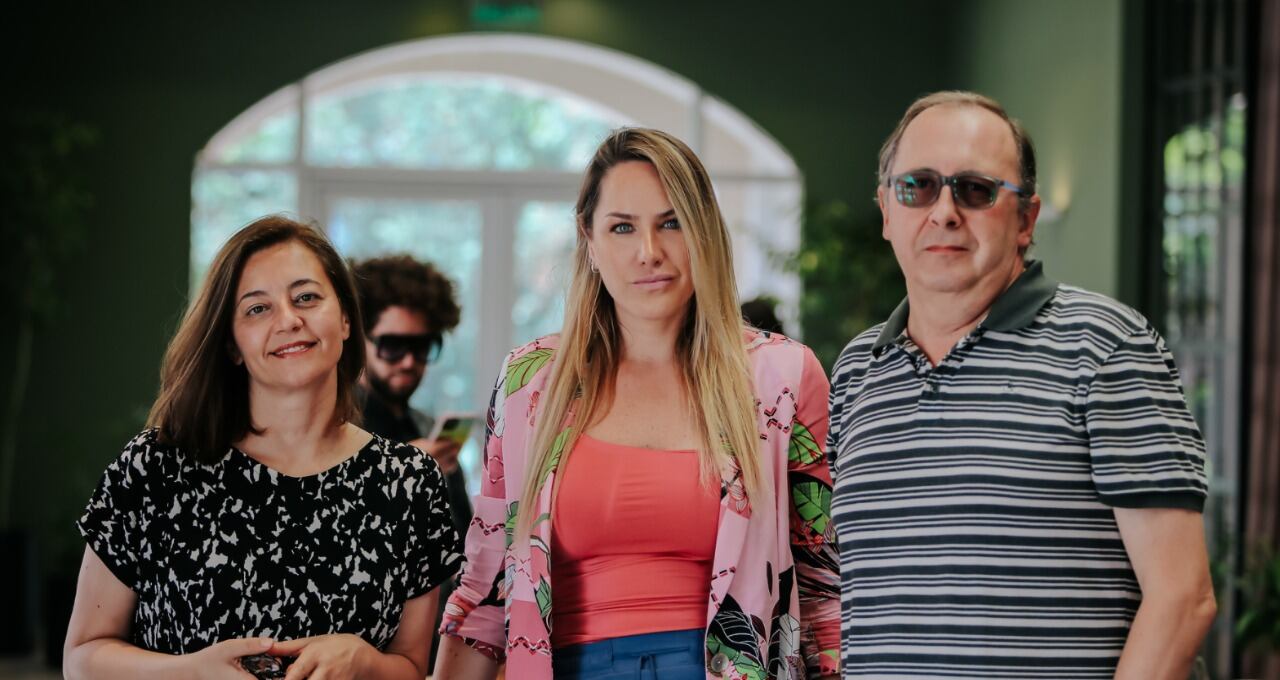 Irene Ouet, Muriel del Barco y Marcelo López.