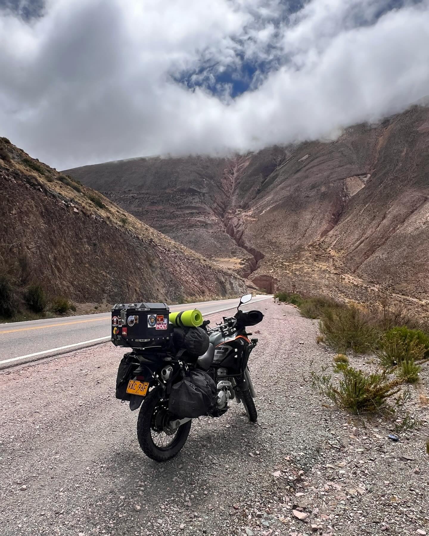 Recuperaron la moto de la estadounidense que recorría América: la habían robado en Mendoza. Foto: Facebook Melissa Orth