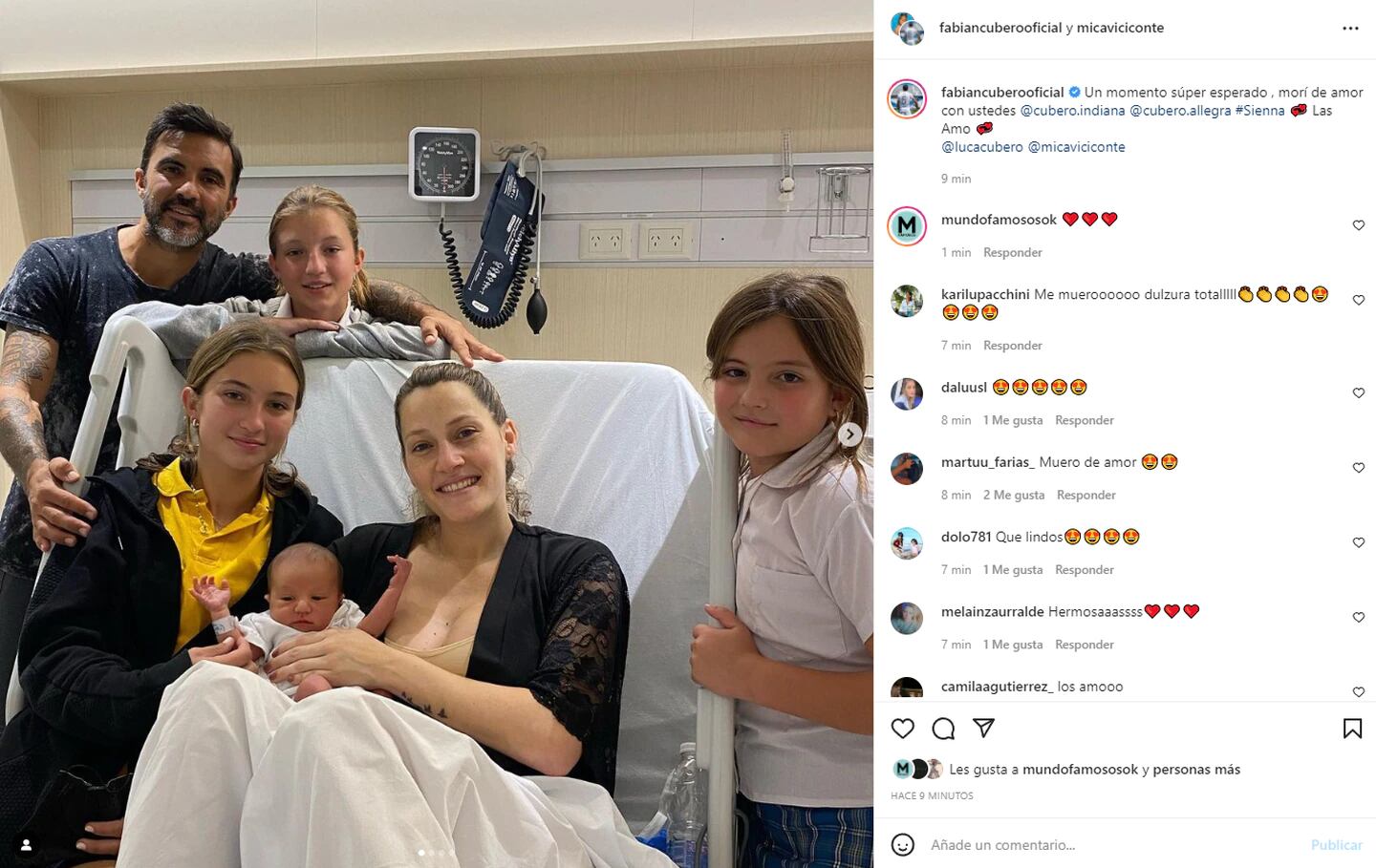 Las hijas de Cubero y Neumann conocen a Luca