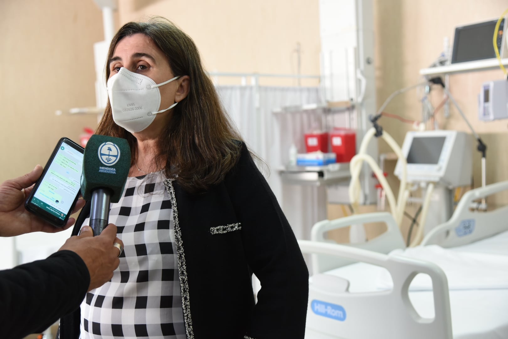 La ministra recorrió el hospital - Gentileza