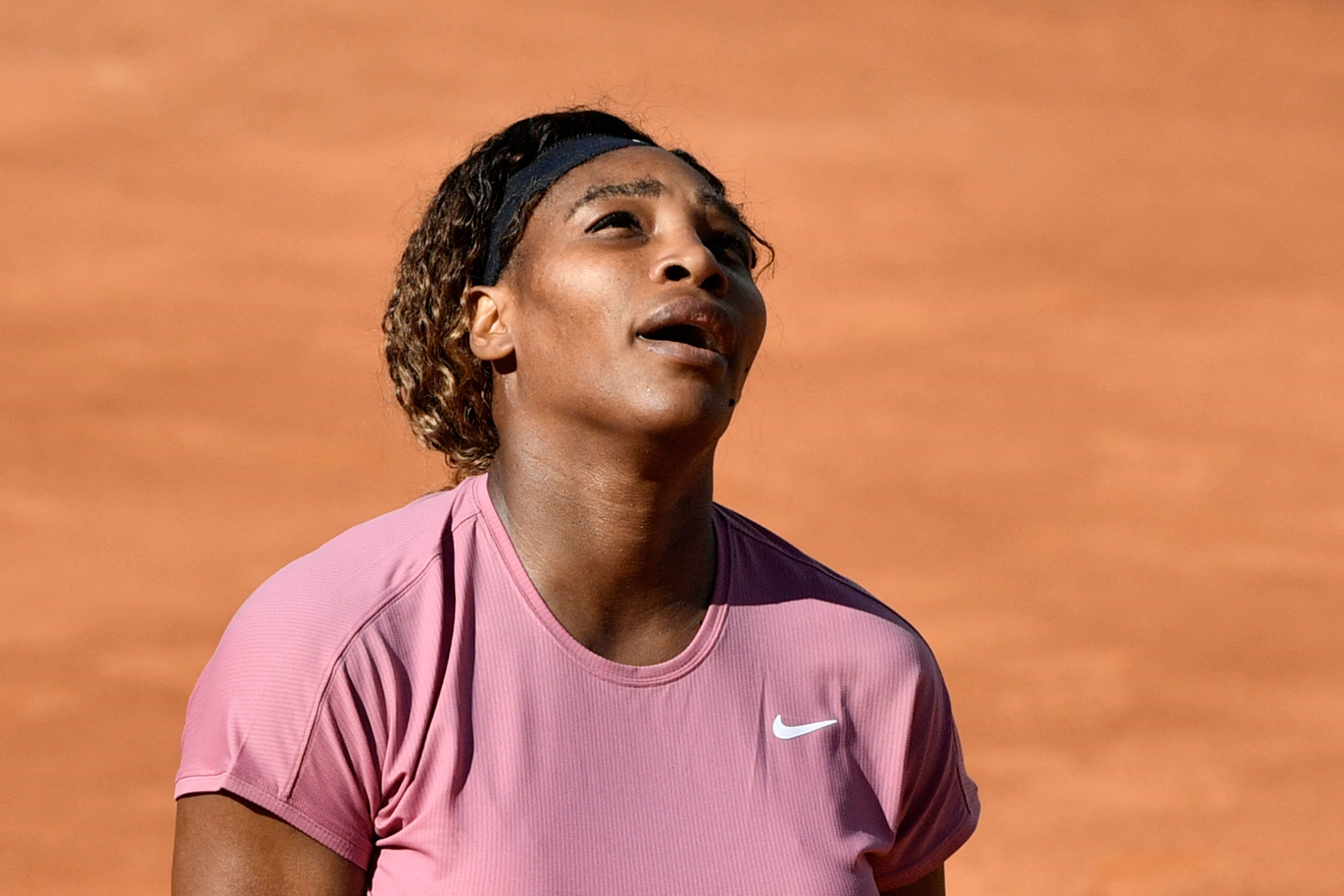 Serena fue claramente superada por la argentina Podoroska. / AFP