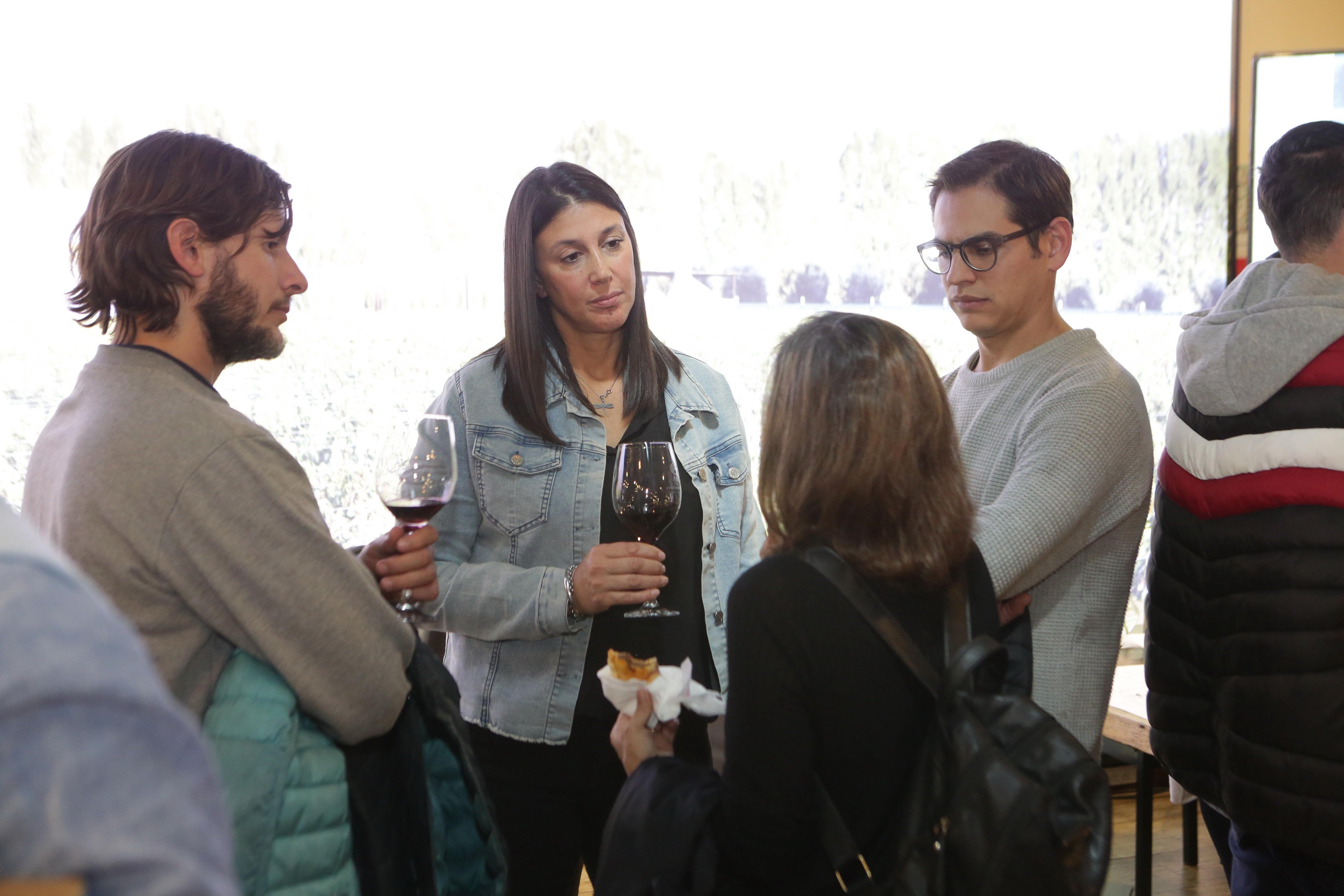 Facundo Heras (Nuestra Mendoza), Laura Bernao (Valos), Bruno Zangheri (Nuestra Mendoza) y Marcela Neme (Sancor Seguros)