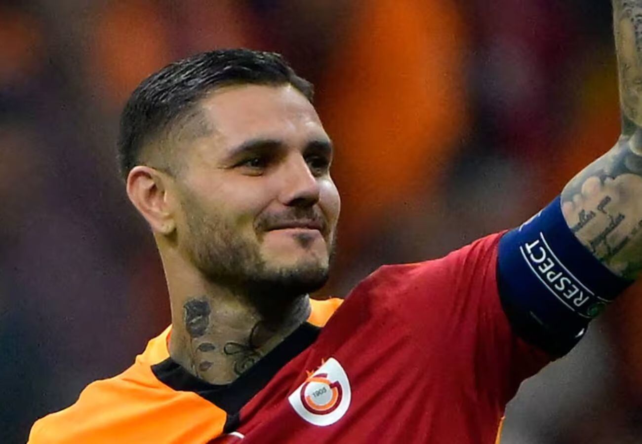 Mauro Icardi se convirtió en capitán del Galatasaray, y era una de las figuras previo a su lesión. /Foto: web