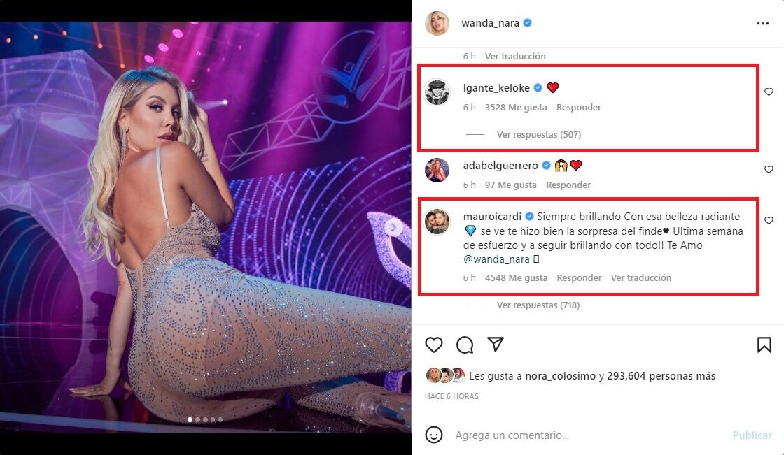 Wanda Nara volvió a meter la mata con  “¿Quién es la máscara?”.