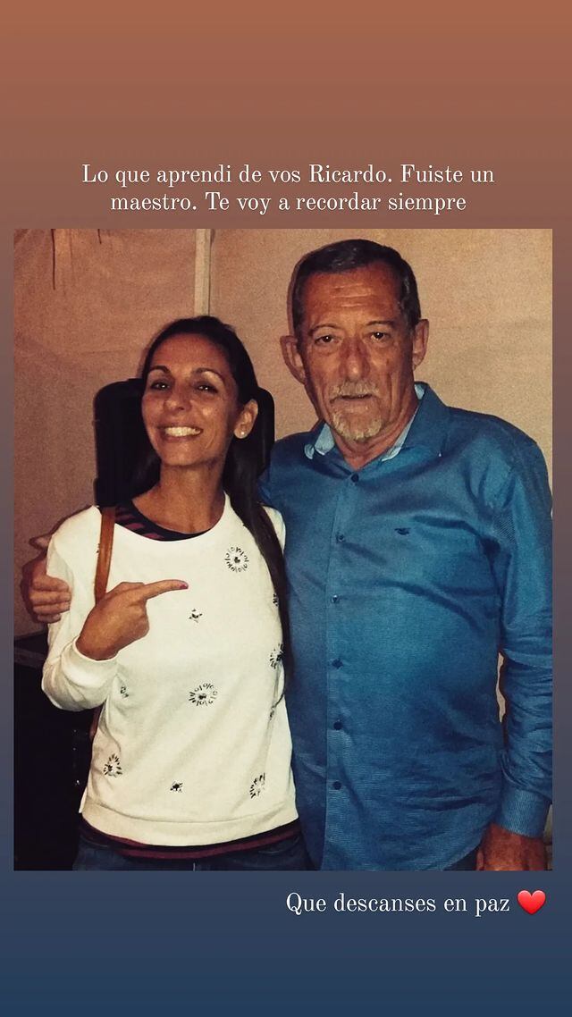 "Que descanses en paz", deseó Laura Rez Masud para su compañero Ricardo