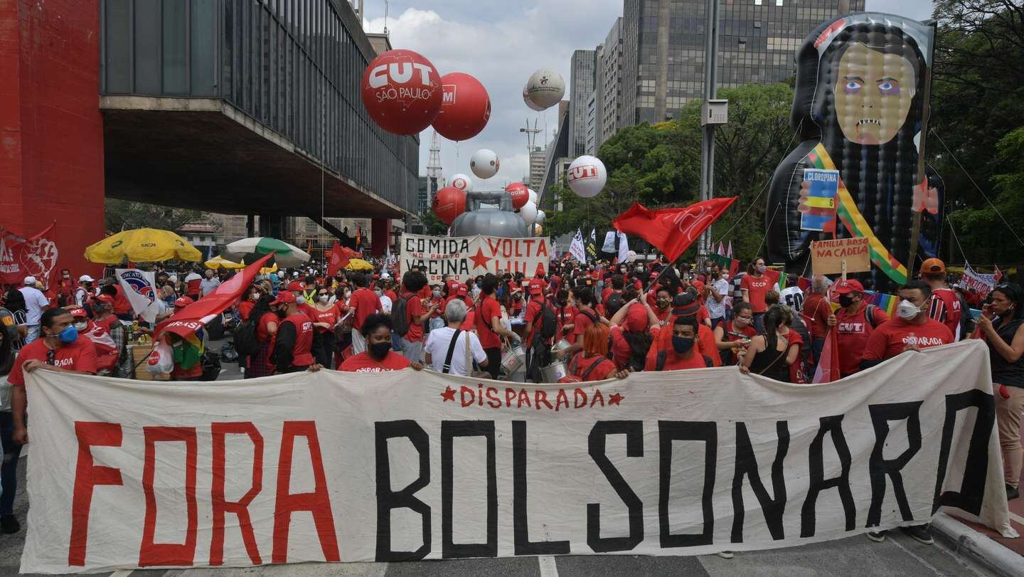 Miles de ciudadanos reclaman la destitución de Bolsonaro. / Gentileza 