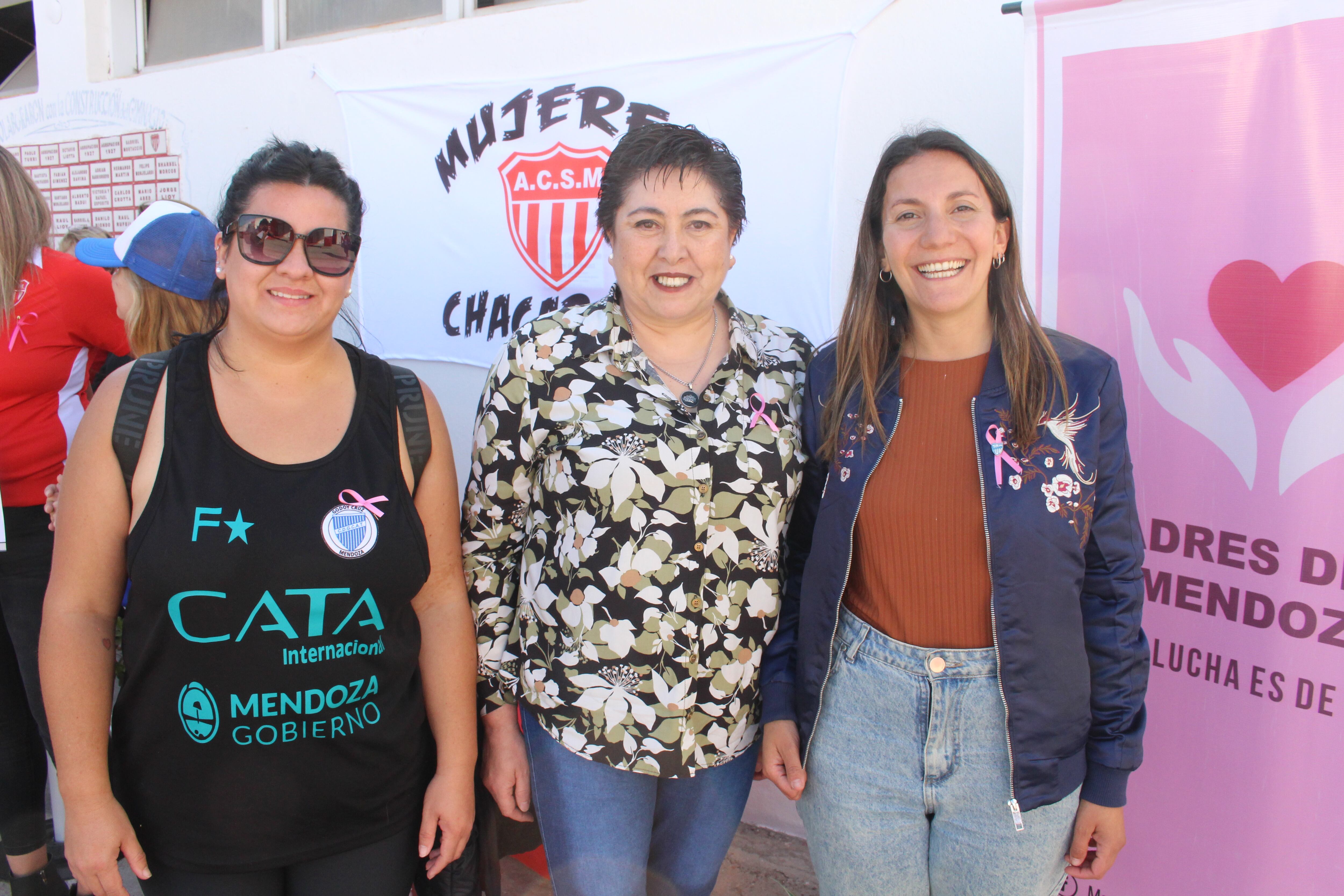 Marianela Próspero, Graciela Bianchi y Emilia Molina.