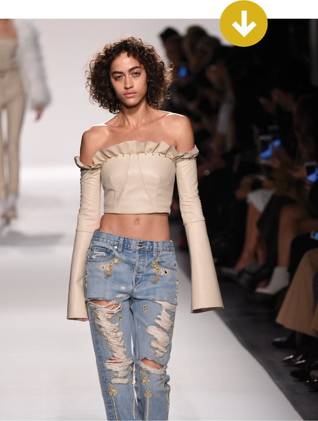 Off-shoulder, tendencia de la primavera 2020.