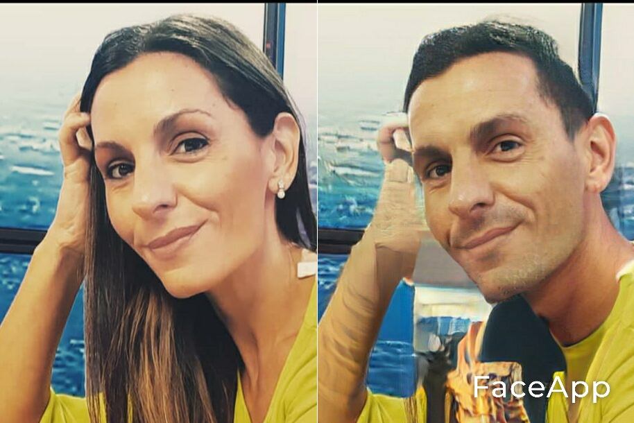 Laura Rez Masud en FaceApp