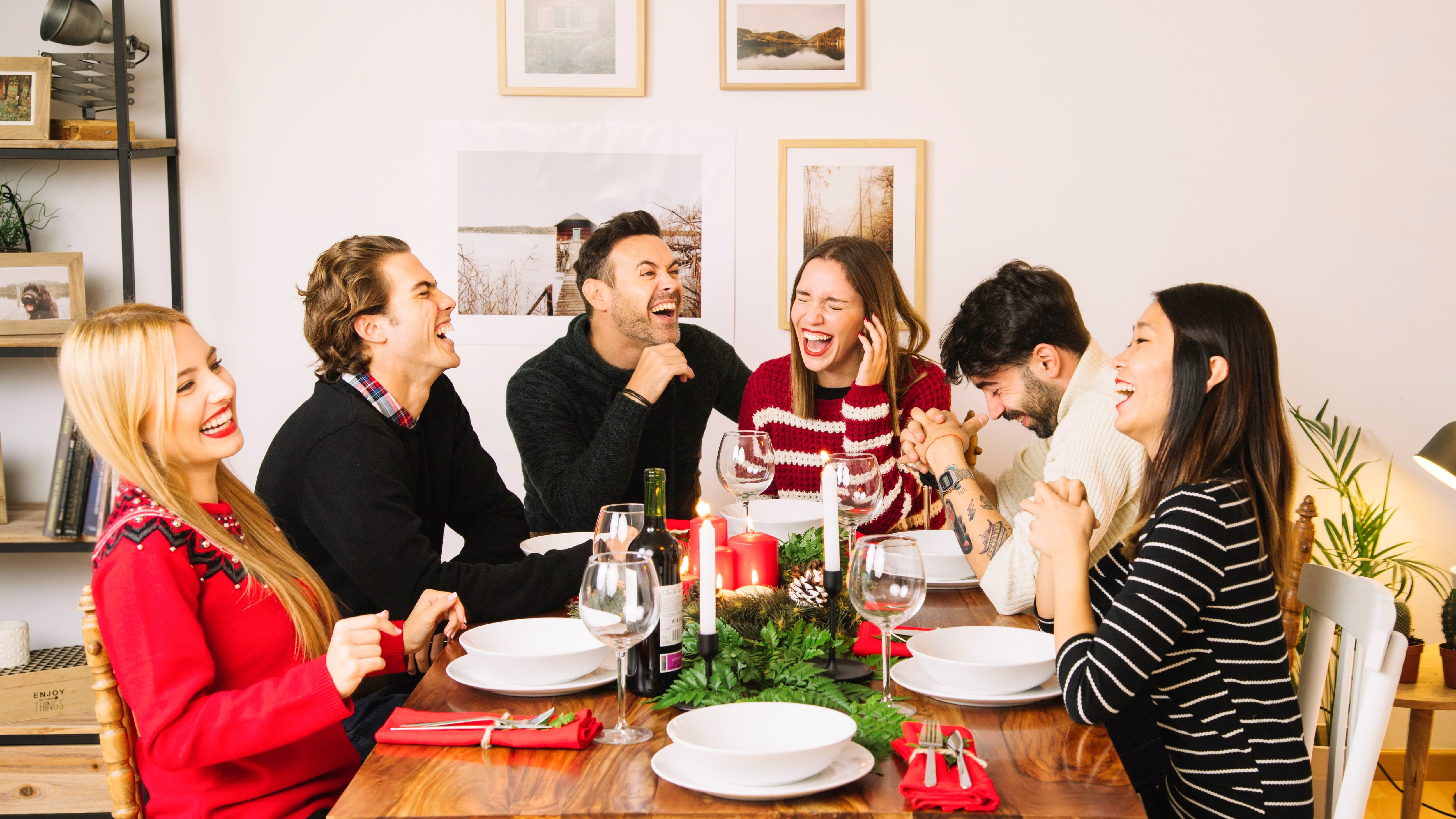 Familia en navidad. Foto ilustrativa.