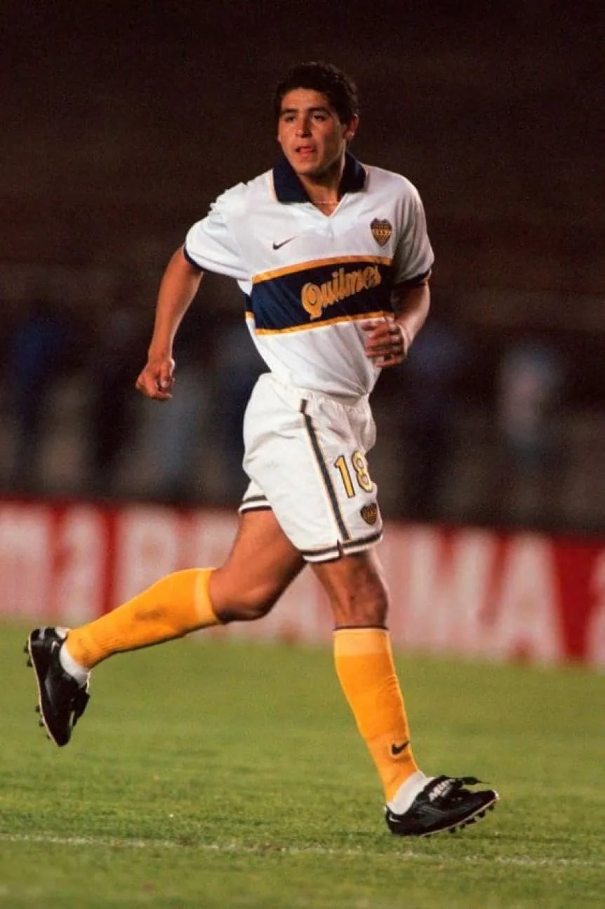 Riquelme durante la temporada de 1997.