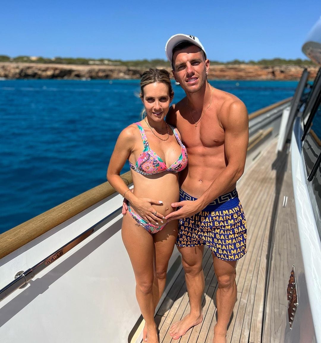 Magui Alcacer y Giovani Lo Celso esperan su primera hija.