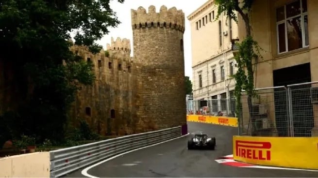 La curva del Castillo de Baku