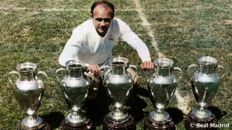 Alfredo Di Stéfano el argentino más ganador en la Champions League