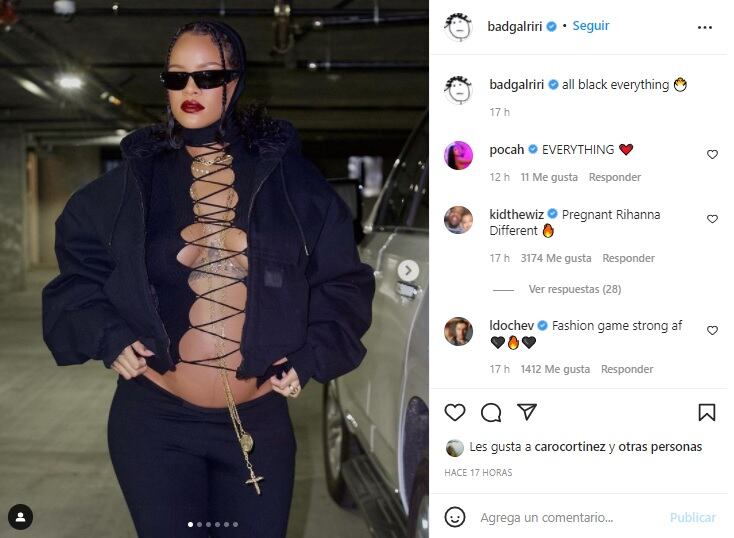 Rihanna, una flamante mamá sensual