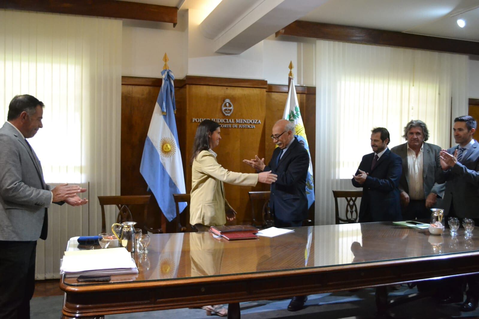 La ministra de la Corte, María Teresa Day asumió al frente del Consejo de la Magistratura.