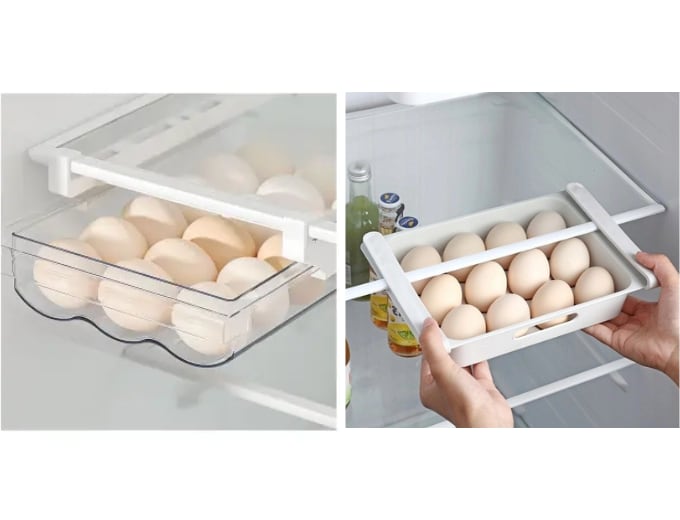 En sitios de venta online como Mercado Libre o Amazon, se ofrecen cajones adaptables para no ocupar espacio de más en el refrigerador. Foto: Web / Amazon