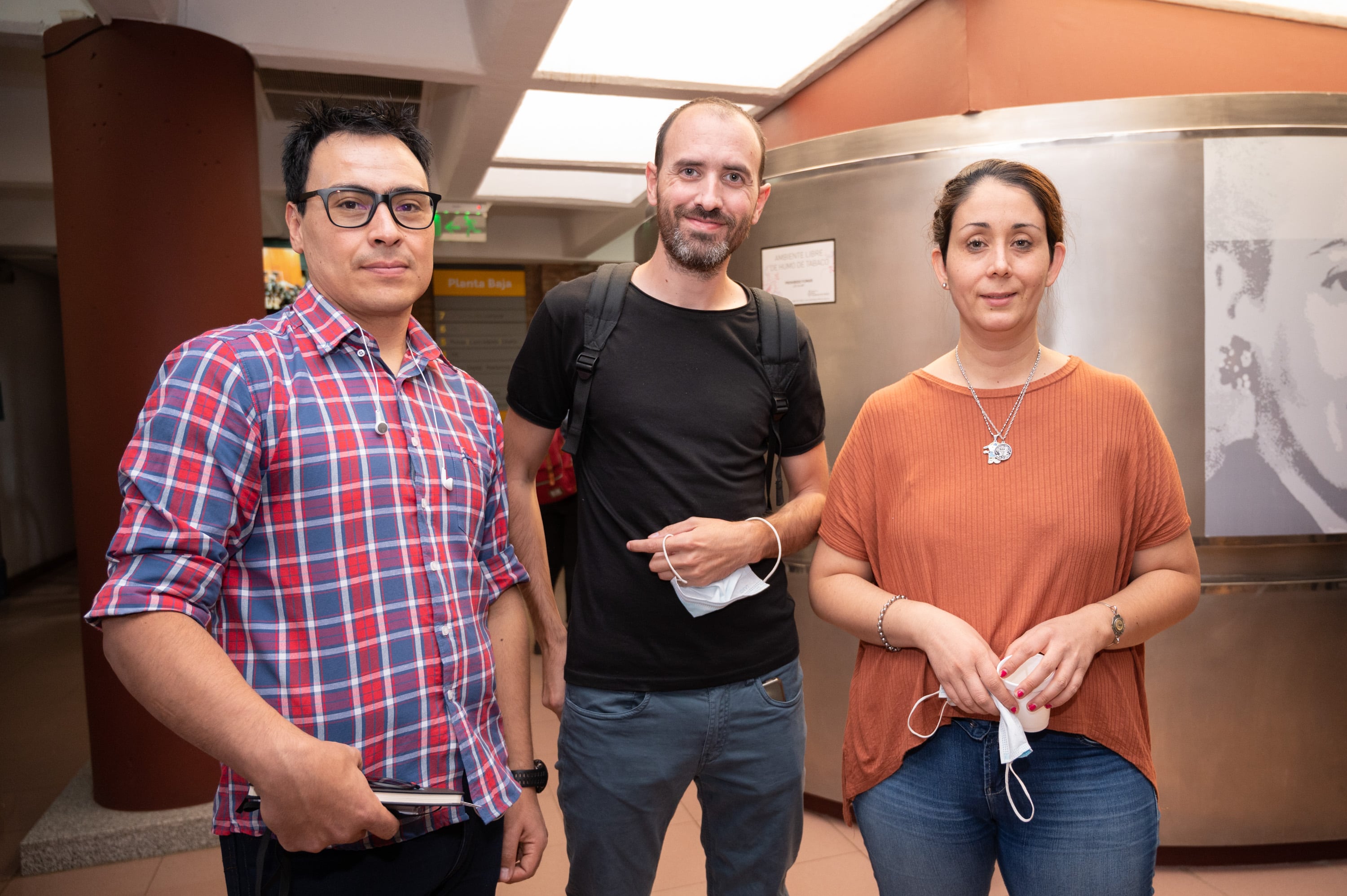 Ernesto Gutiérrez, Emilio Murgo y Noelia Delgado, de Unidiversidad