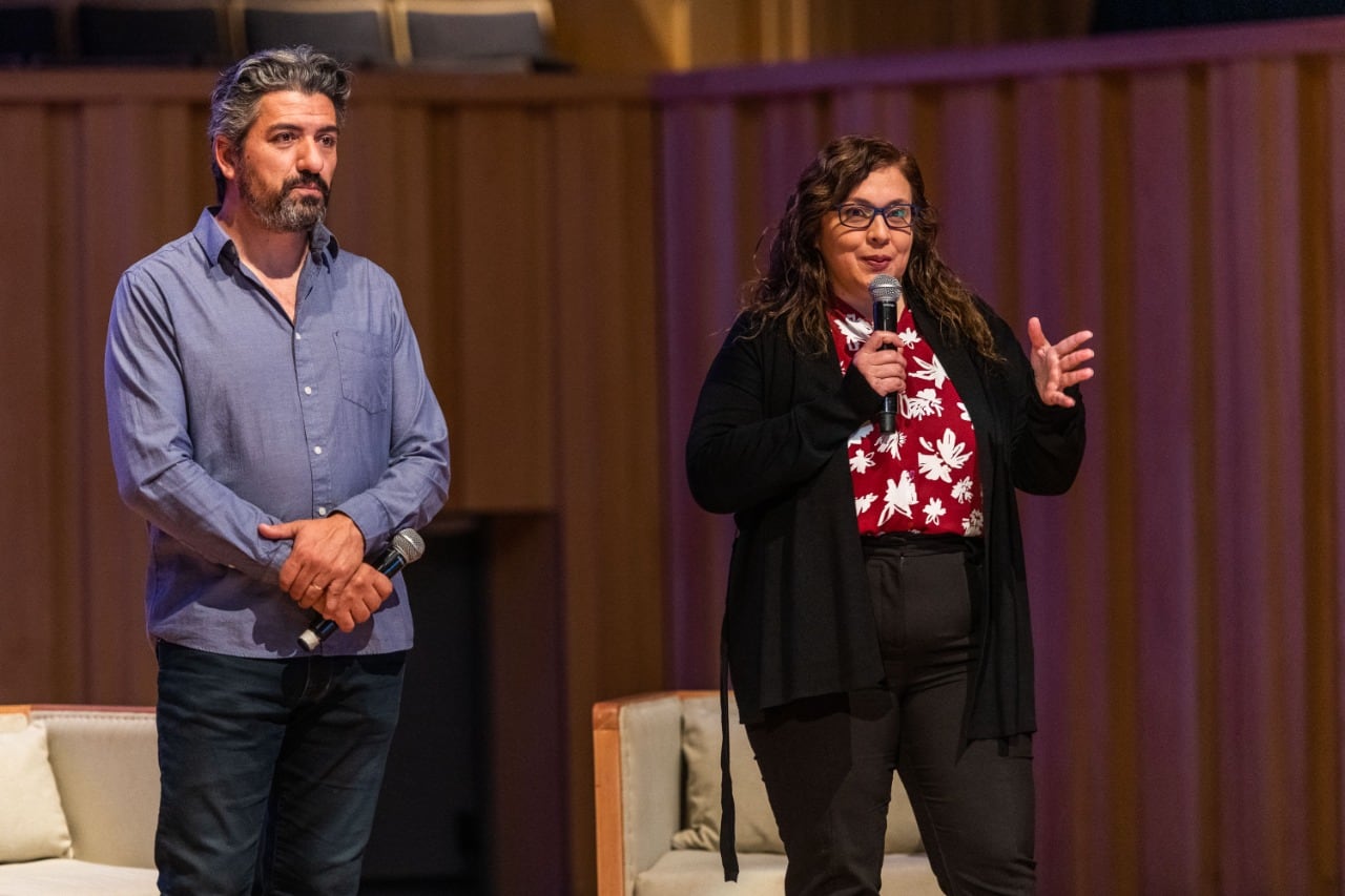 Diego Piscitelli y Adriana Bustamante, organizadores y directores de Digital Interactivo