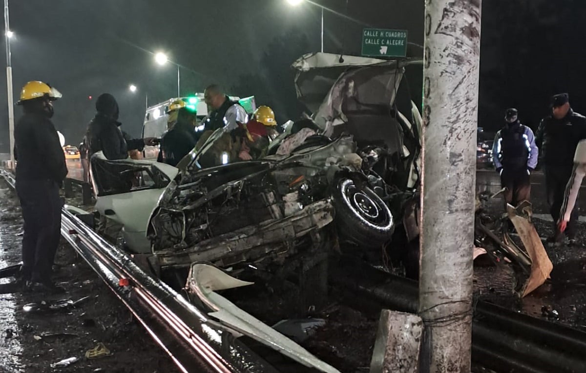 Choque con una persona fallecida en el Acceso Este (Foto gentileza)